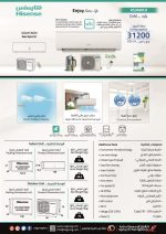 مكيف اسبليت هايسنس جداري 31200 وحدة ، واي فاي ، بارد - Image 3
